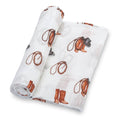 Load image into Gallery viewer, Baby Muslin Swaddle Blanket 47x47  Better In Boots
