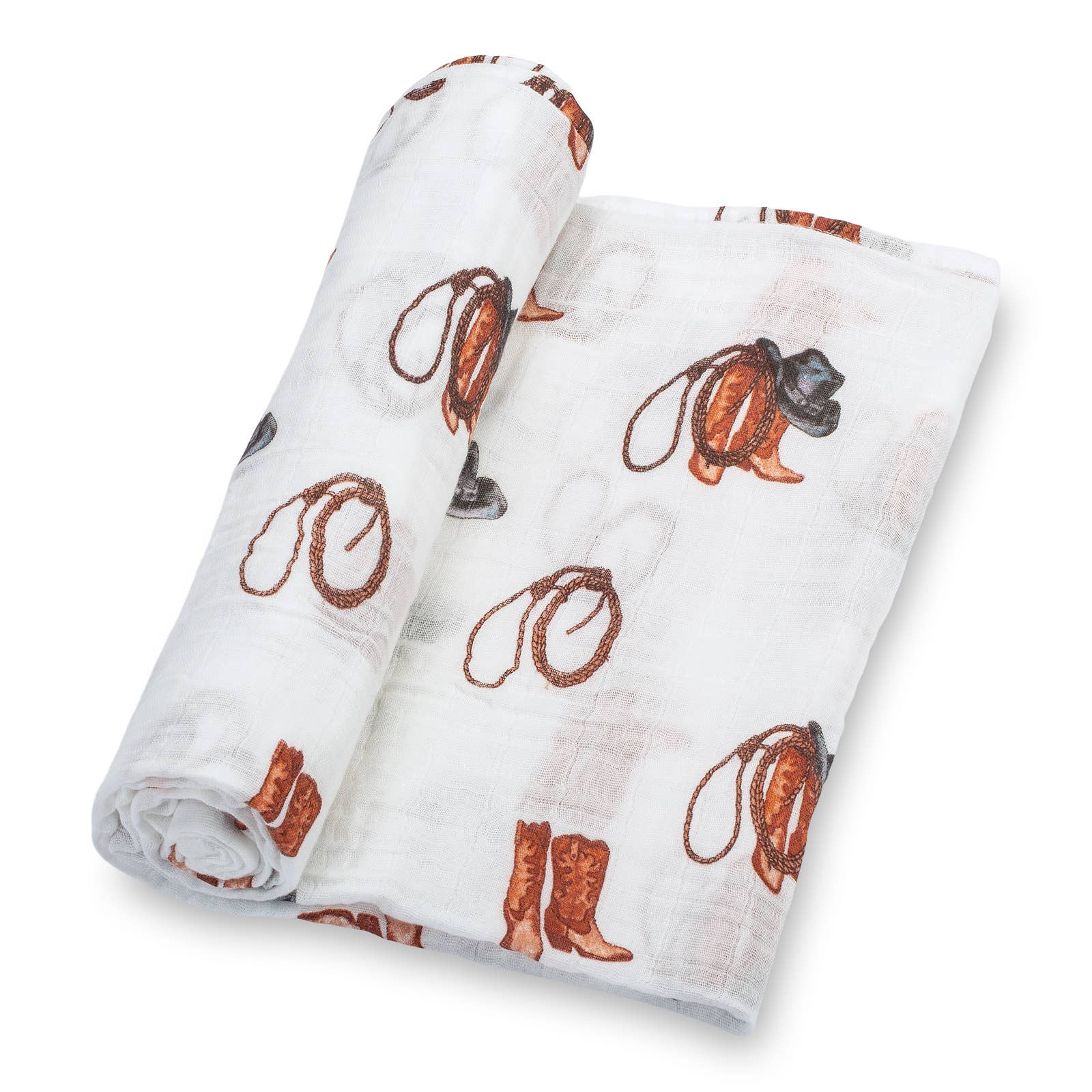 Baby Muslin Swaddle Blanket 47x47  Better In Boots