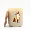 Load image into Gallery viewer, Woodland Fox Soy Candle - Pumpkin Cinnamon
